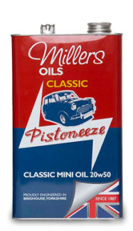Classic Mini Oil 20w50.  And CTV 20w50 for tuned engines.