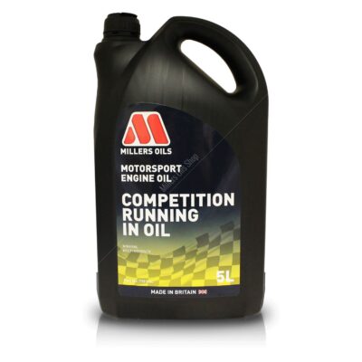 motorsport competition running in oil