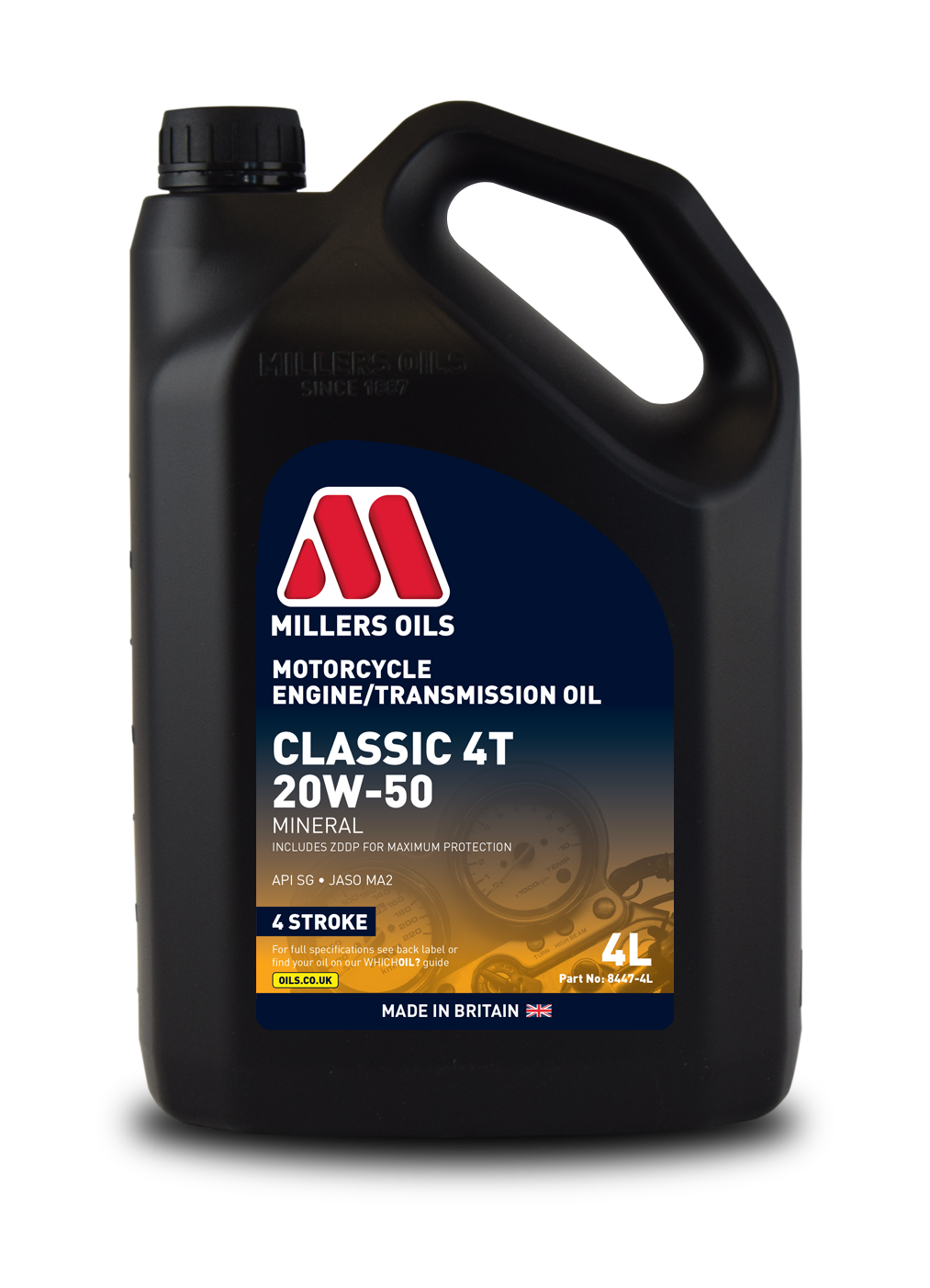 Millers Oils Classic 4T 20W 50 4L