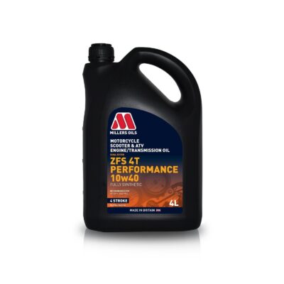 millers zfs 4t performance 10w40 motorcycle engine oil