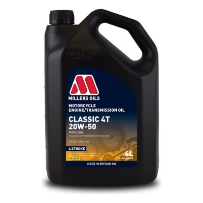 Millers Classic 4T 20W-50 motorcycle engine oil 4L