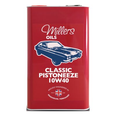 Millers Classic Pistoneeze 10w40 engine oil 5L tin