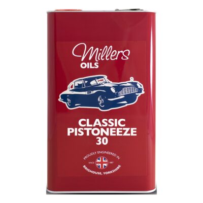 Millers Classic Pistoneeze 30 engine oil 5L tin