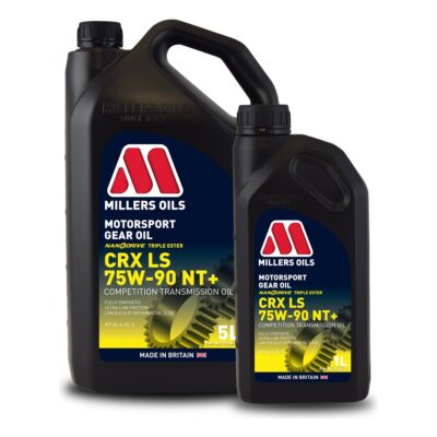 Millers CRX LS 75W-90 NT+ limited slip gear oil 1L and 5L