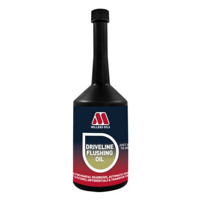 Millers Driveline Flushing Oil bottle