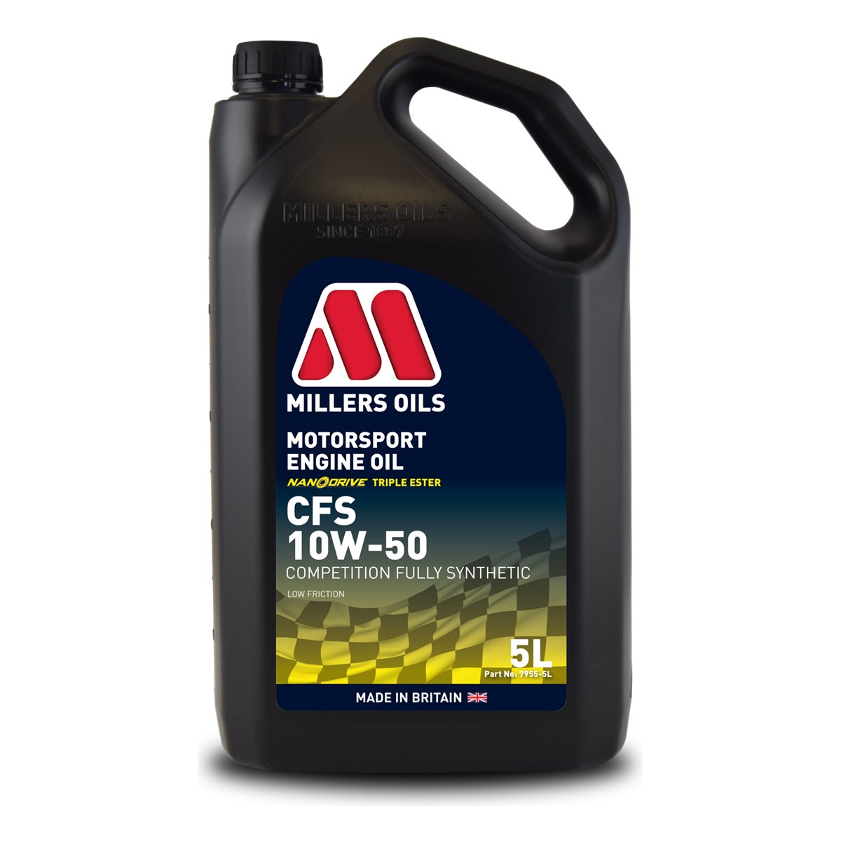 Millers Motorsport CFS 10W-50 race engine oil 5L can