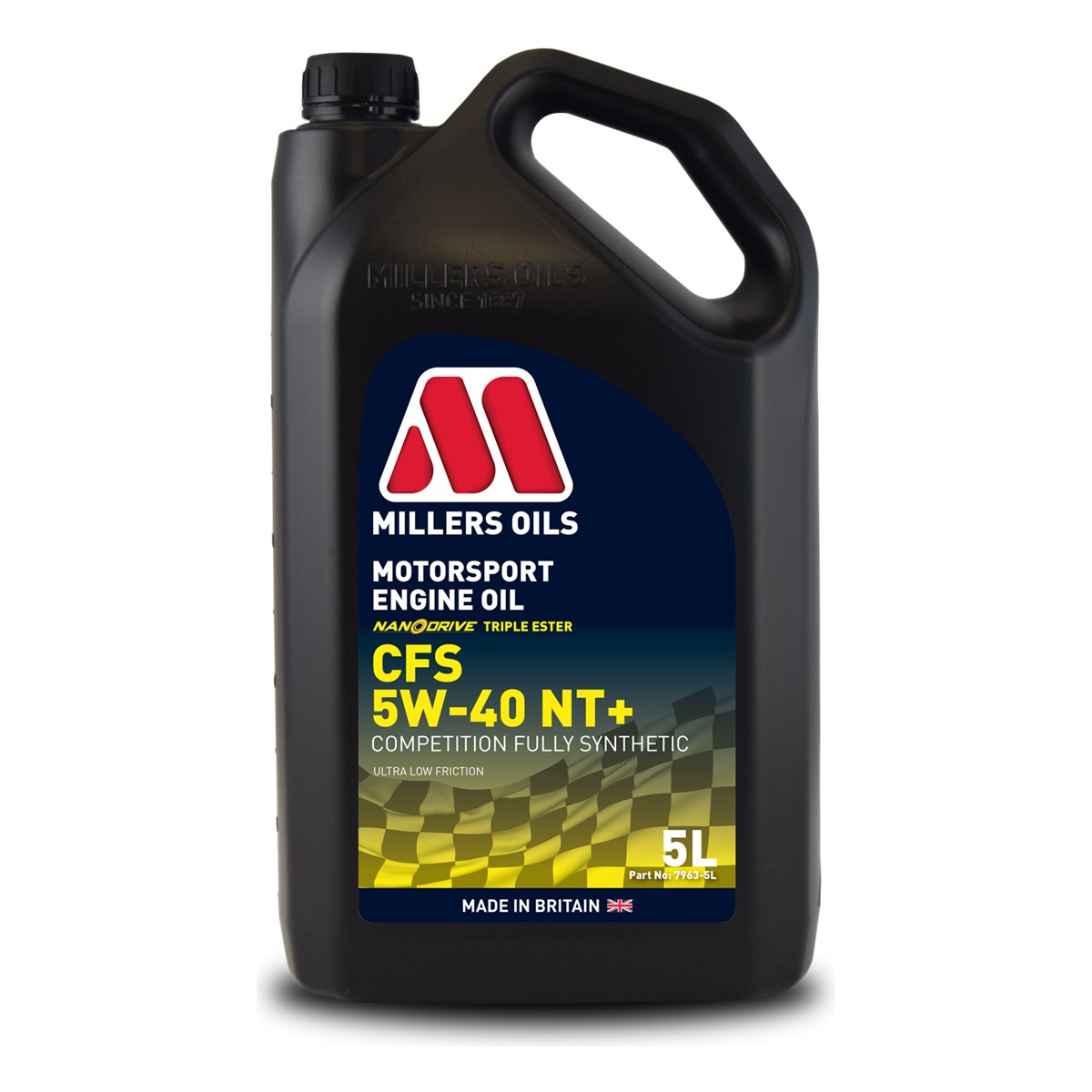 Millers Motorsport CFS 5W-40 NT+ triple ester race engine oil 5L