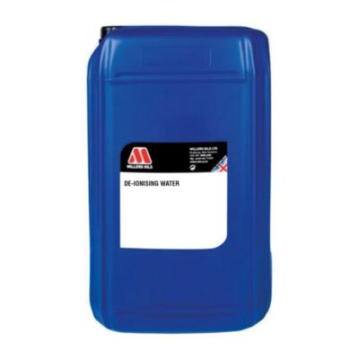 Millers Oils De-Ionised Water - 20L