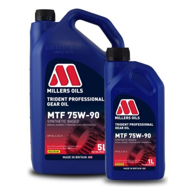 Millers Trident Professional MTF 75W-90 gear oil 1L and 5L