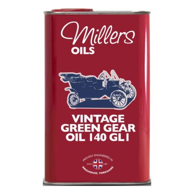 Millers Vintage Green Gear Oil 140 GL1 1L tin