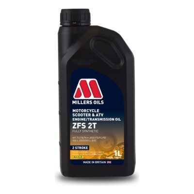 Millers ZFS 2T two-stroke motorcycle engine oil 1L
