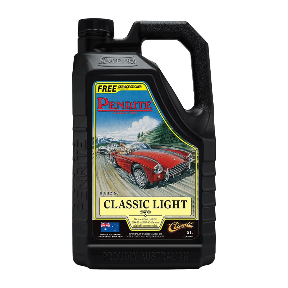 Penrite Classic Light Multigrade 20w60 1950-1989