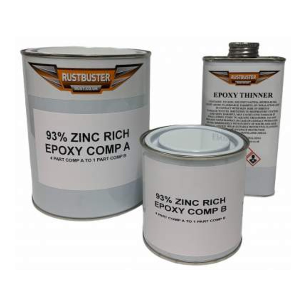 Rustbuster Zinc Rich Epoxy-Anode 1.25L Kit
