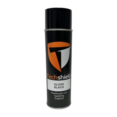 Techshield Gloss Black Aerosol 500ML