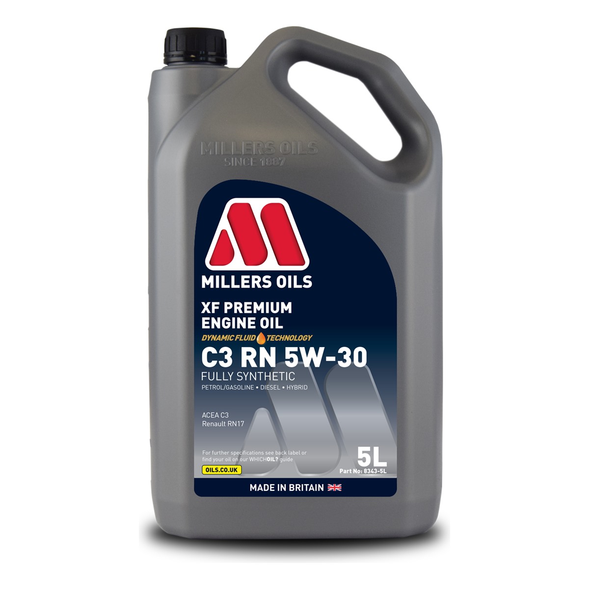 millers xf premium c3 rn 5w30 5l v2