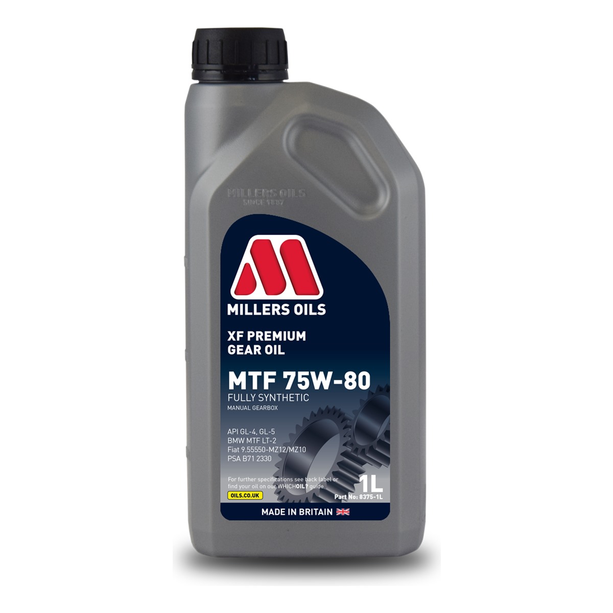 millers xf premium mtf 75w80 1l v2