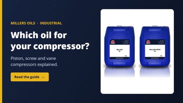 Millers Millair 46 and Millair Synth 46 compressor oils