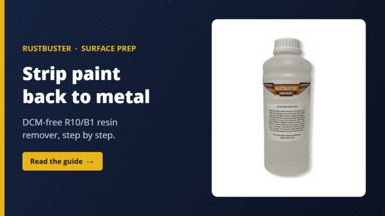 Rustbuster R10/B1 DCM-free resin remover and paint stripper
