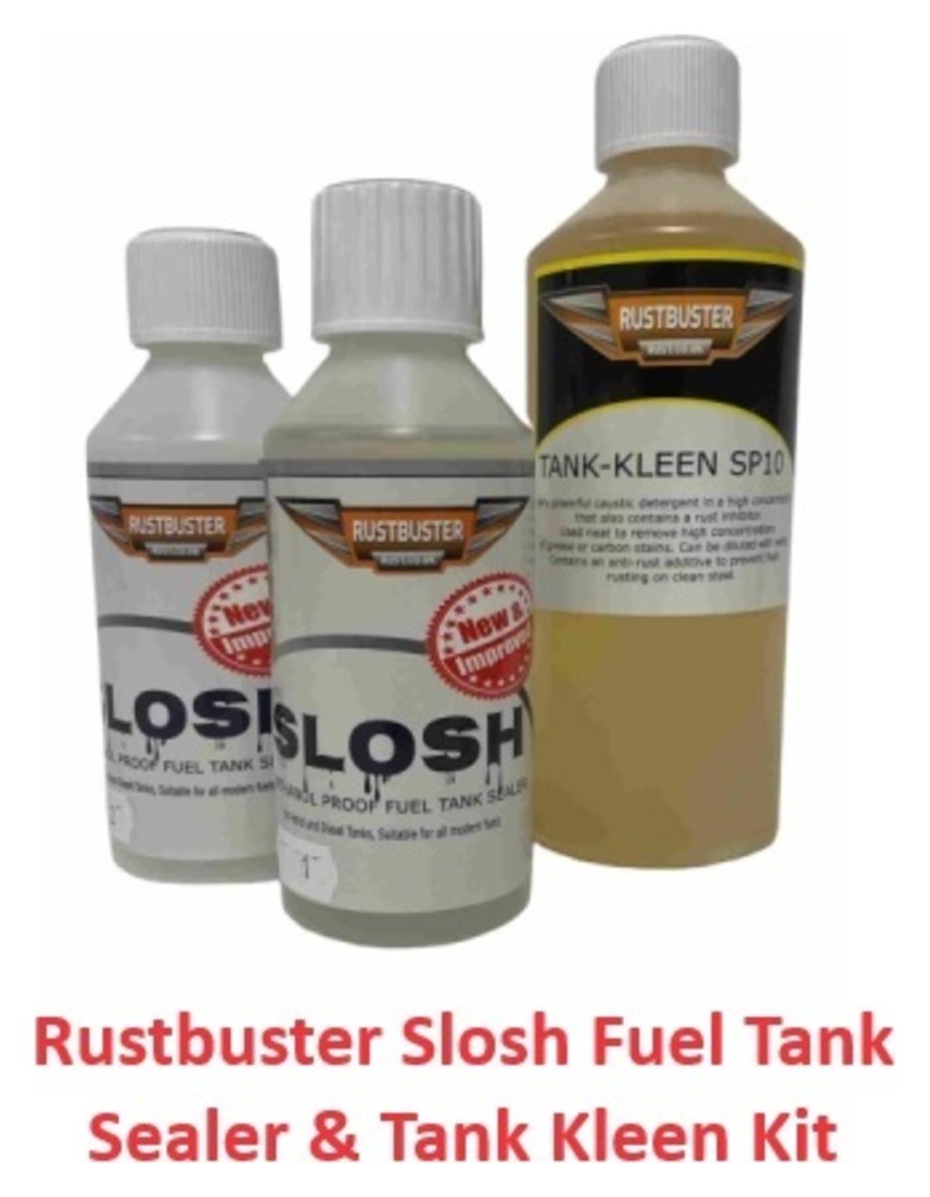 Rustbuster Slosh Fuel Tank Sealer & Tank Kleen Kit